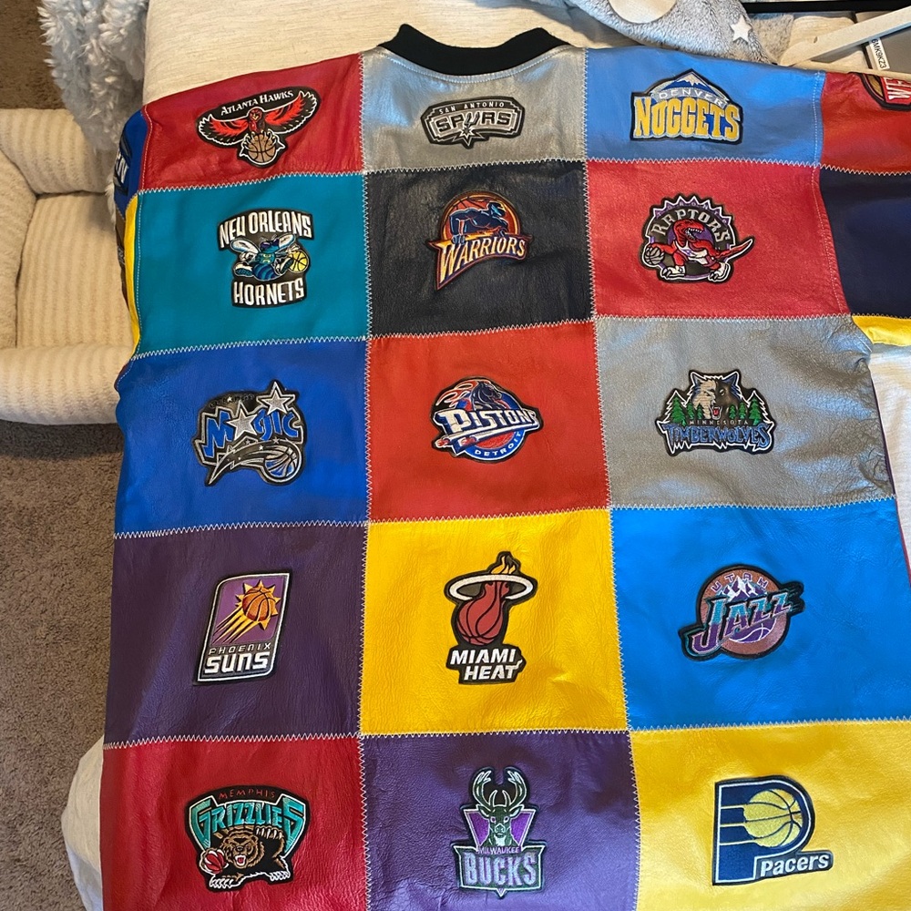 Colorful Patchwork NBA Top - Picture 2 of 7